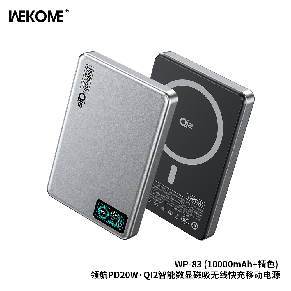 WEKOME WP-83 10000mAh Wireless Fast Charging Power Bank