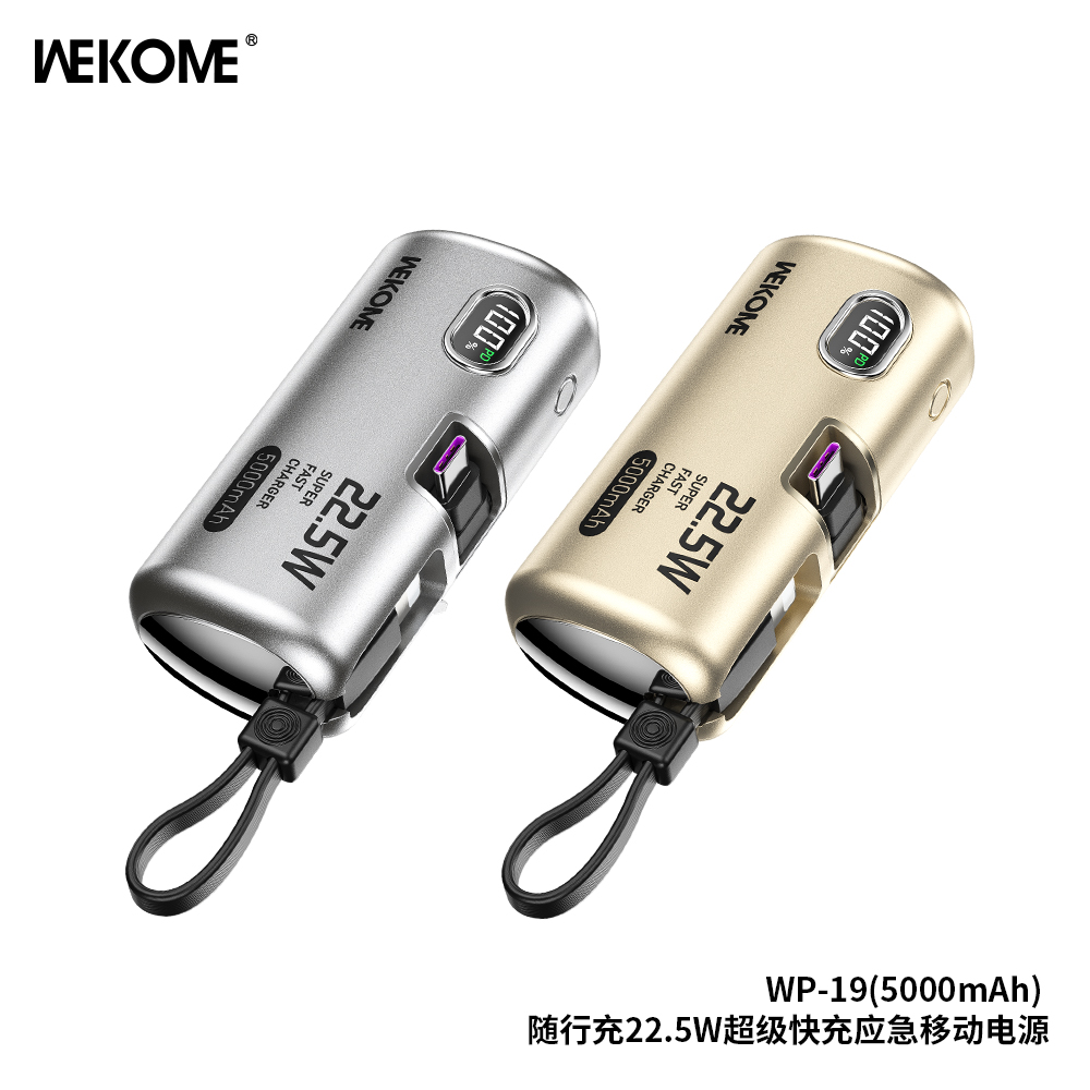 WEKOME WP-19 5000mAh Emergency Power Bank