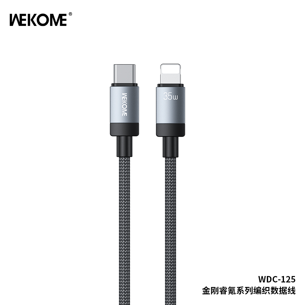WEKOME WDC-125 Kinkong Raycor Series   Braided Fast Charging Cable 35W(C-L)