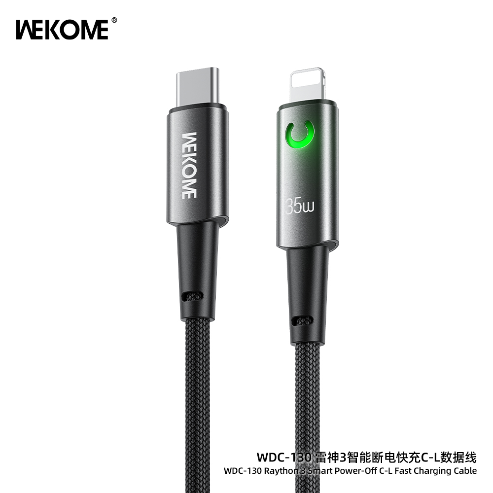  WEKOME WDC-130 Raython3 Smart Power-Off Fast Charging Cable