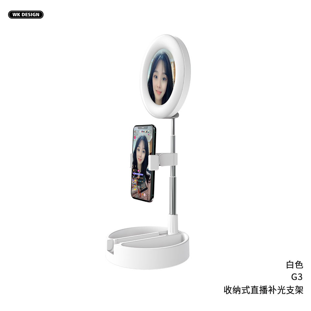 Foldable &amp; Portable selfie stick with LED for influence