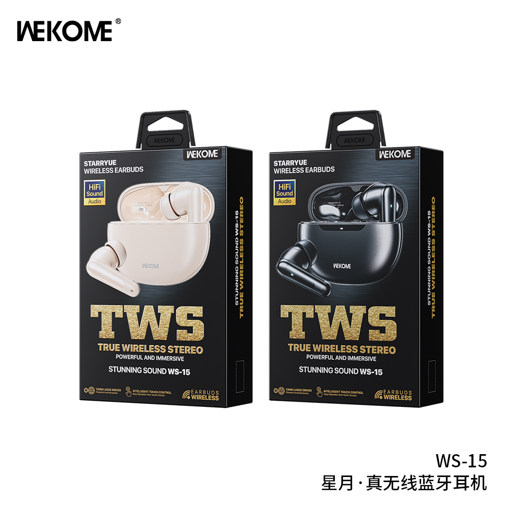 WEKOME Beluga S15 Clip-on Wireless Earbuds