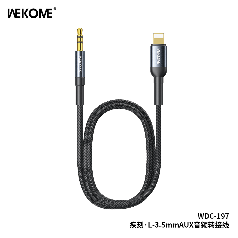 WEKOME  WDC-197 L-3.5mm AUX Audio Adapter