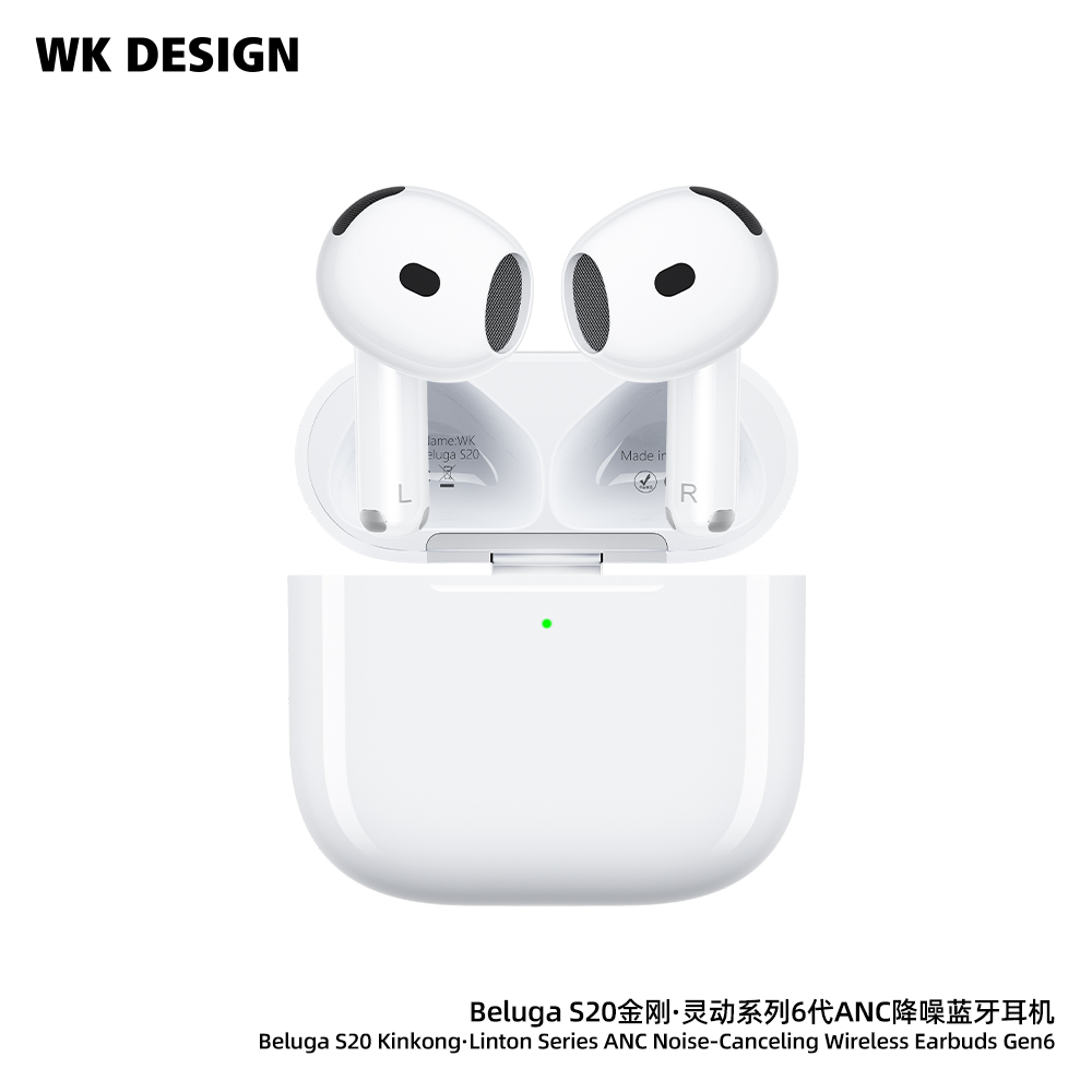 WEKOME Beluga S20 ANC Noise-canceling Wireless Earbuds Gene6