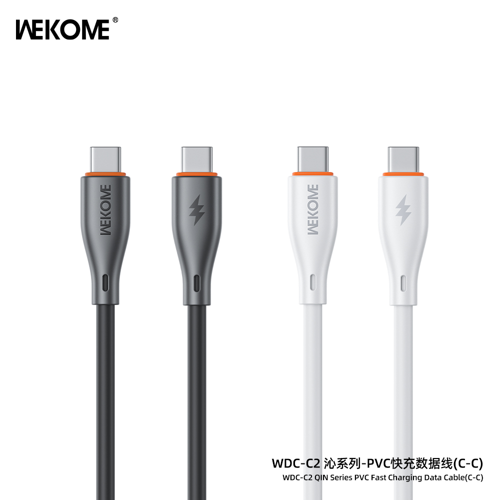 WEKOME WDC-C2 QIN Series PVC Fast Charging Data Cable(C-C)