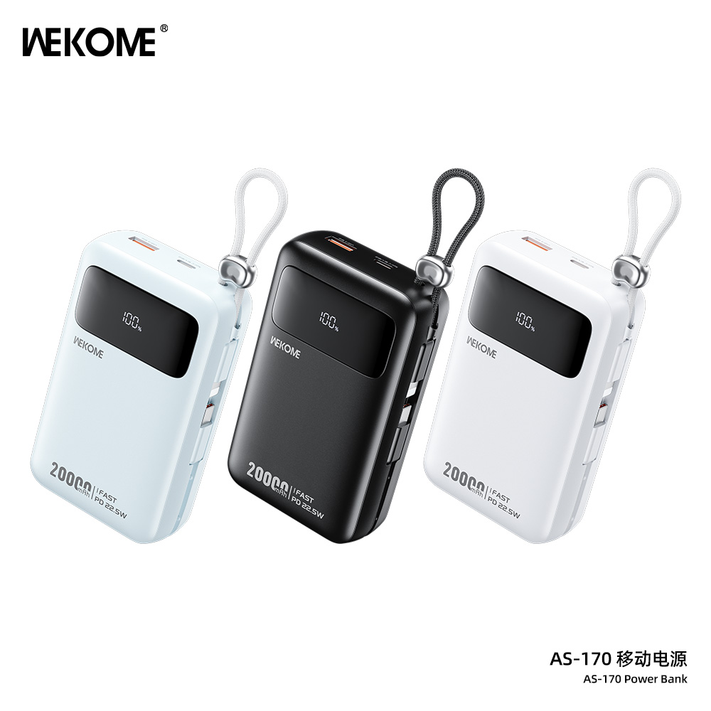 WEKOME AS-170 Power Bank  (20000mAh)(CCC Version)