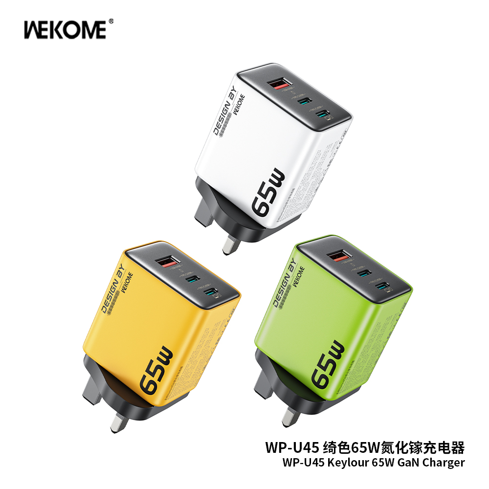 WEKOME WP-U45 Keylour GaN Charger 65W (UK)
