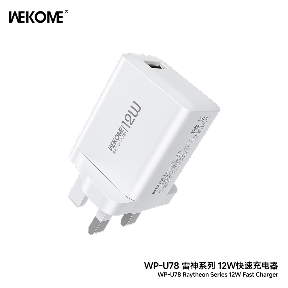 WEKOME WP-U78 Raytheon Series Fast Charger 12W (UK)