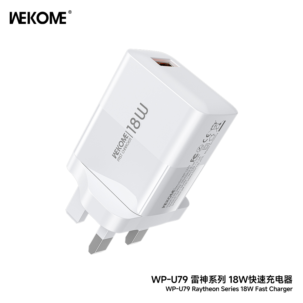 WEKOME WP-U79 Raytheon Series Fast Charger 18W (UK)